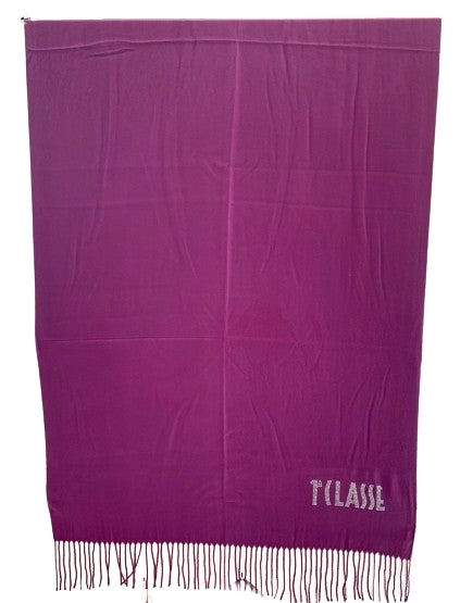 Alviero Martini 1a Classe Stola Logo Strass 72x175 cm 4K S495 1687 Col 0284 Ametista